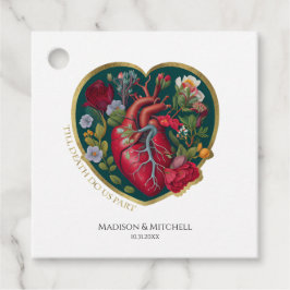 Bis der Tod uns Teil des Herzens Halloween Gold Geschenkanhänger