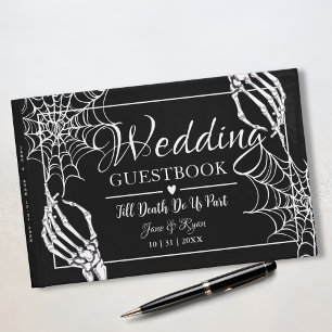 Bis der Tod uns Teil macht Gothic Black HalloWed Gästebuch