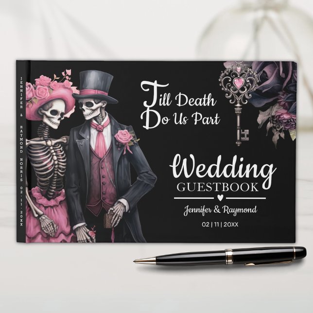 Bis der Tod uns Teil macht | Skeletts Gothic Weddi Gästebuch (Von Creator hochgeladen)