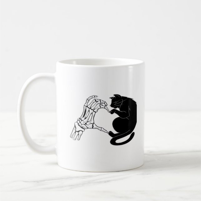 Bis die Katzen sterben, sind wir Teil Classic Kaffeetasse (Links)