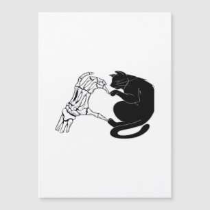 Bis die Katzen sterben, sind wir Teil Classic Magnetkarte