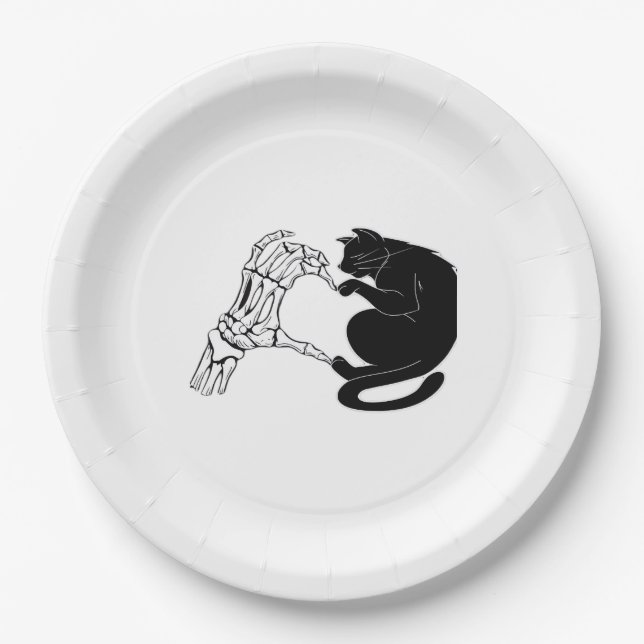 Bis die Katzen sterben, sind wir Teil Classic Pappteller (Vorderseite)