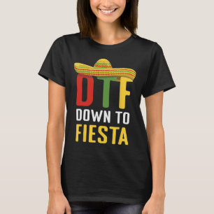 Bis Fiesta Mexiko Cinco de Mayo dtf T-Shirt