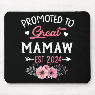 bis Great Mamaw Est 2024 Blume Mousepad