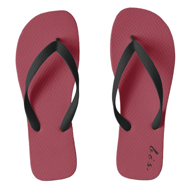 Bis. Luxus, breite Streifen Flip Flops (Fußbett)