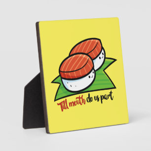 Bis Mund machen wir Teilplakette Fotoplatte