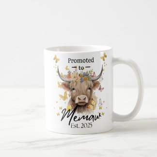 Bis Oma 2025 gestärkte Stärke der Hochlandkuh Kaffeetasse