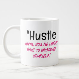 bis Sie sich nicht mehr vorstellen müssen." Jumbo-Tasse