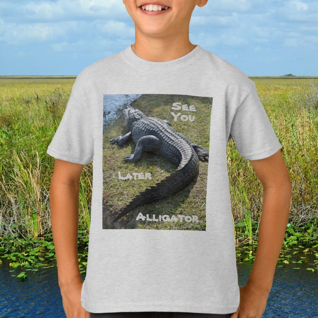 Bis später Alligator Everglades Florida T-Shirt (Von Creator hochgeladen)