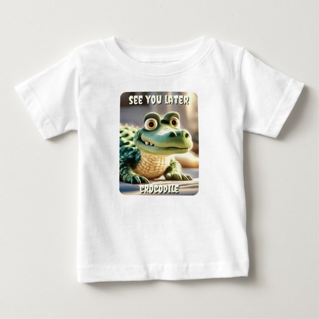 Bis später baby t-shirt (Vorderseite)