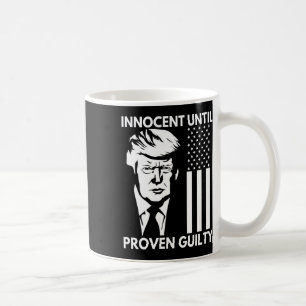 Bis Trump Mugshot 2024 US-amerikanische Flagge als Kaffeetasse