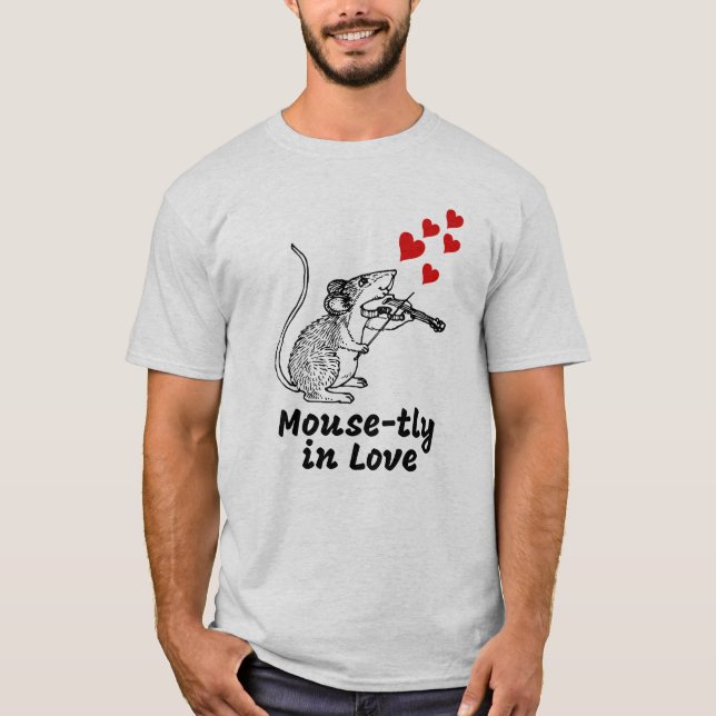 Bis über beide Ohren verliebt T-Shirt (Vorderseite)