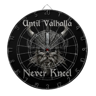 Bis Valhalla niemals Kneel Dartscheibe