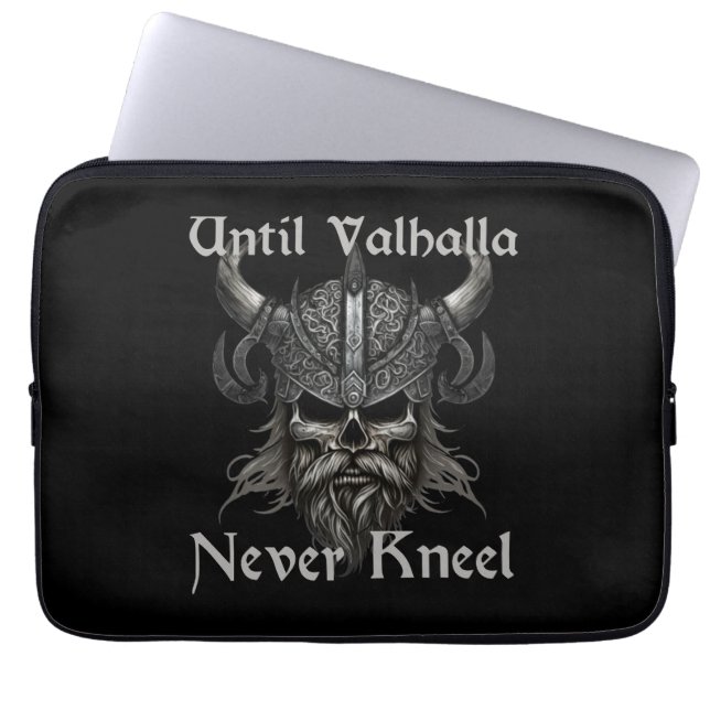 Bis Valhalla niemals Kneel Laptopschutzhülle (Vorderseite)