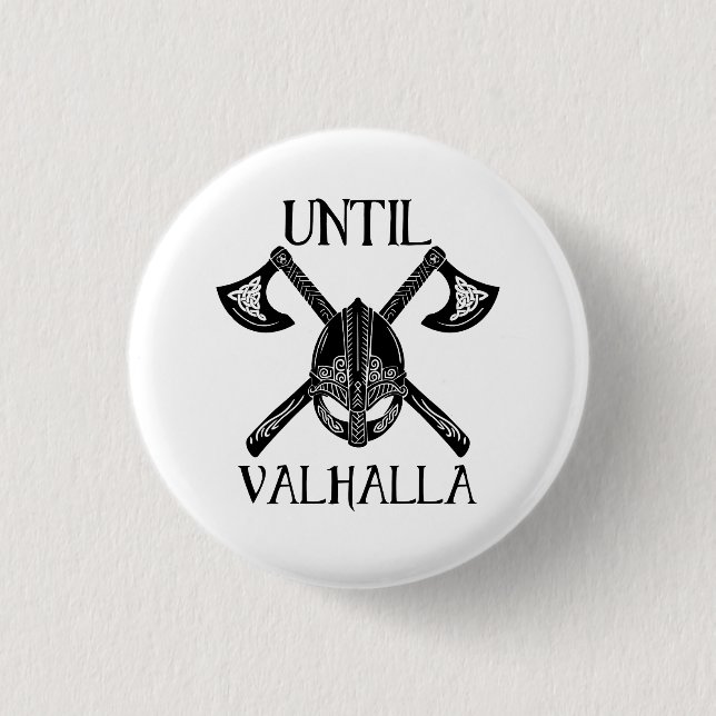 Bis Valhalla - Viking Ax Button (Vorderseite)