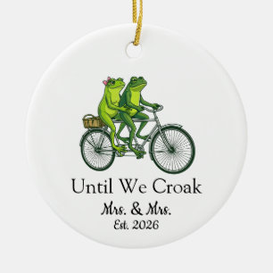 Bis wir krächzen Hochzeit & Jubiläums-Ornament Keramik Ornament