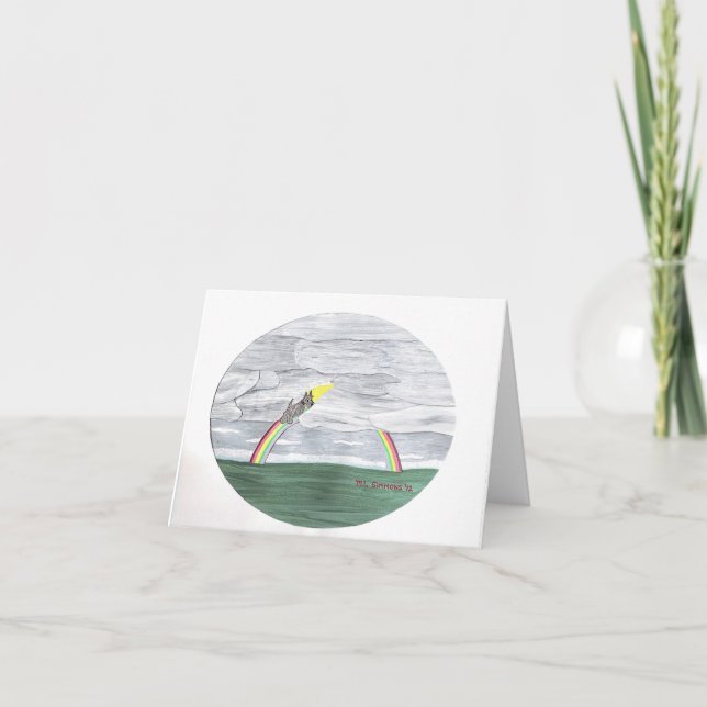 "Bis wir uns wieder treffen Dankeskarte (Vorderseite)