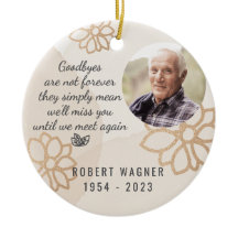 Bis wir wieder Foto Ornament treffen