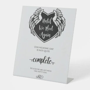 Bis wir wieder Hochzeit treffen Sockelschild