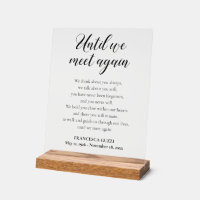 Bis wir wieder Memory Gedicht mit Namen treffen