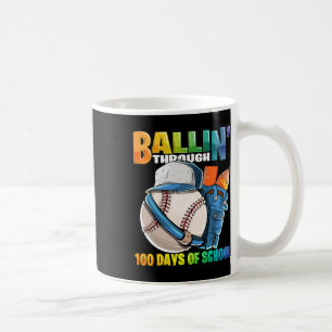 Bis zu 100 Tage im Baseball-Kindergarten B Kaffeetasse