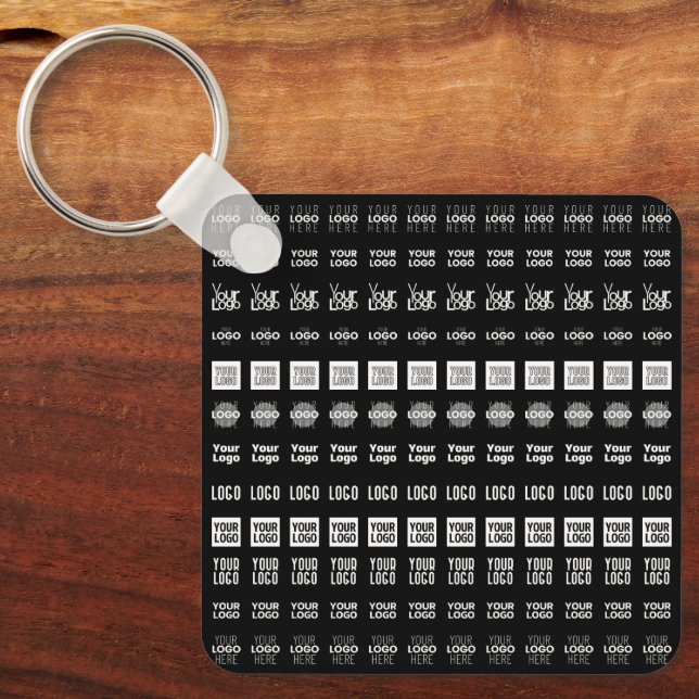 Bis zu 12 verschiedene Logos oder hochgeladene Bil Schlüsselanhänger (Vorderseite)