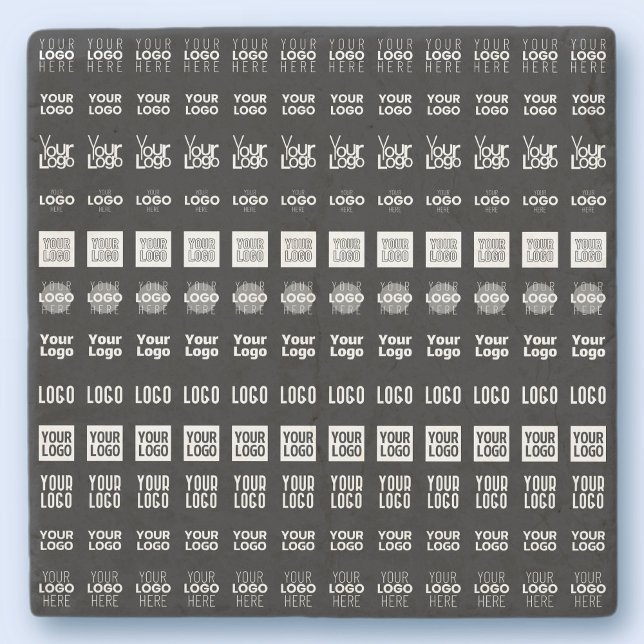 Bis zu 12 verschiedene Logos oder hochgeladene Bil Steinuntersetzer (Von Creator hochgeladen)