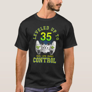 Bis zu 35 Gamer 35. Geburtstag Männer Frauen Junge T-Shirt