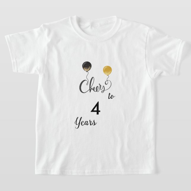 Bis zu 4 Jahre T-Shirt (Ablage )