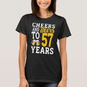 Bis zu 57 Jahre Bier trinken 57 Jahre T-Shirt