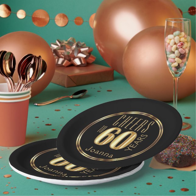 Bis zu 60 Jahre Pappteller (Multi)