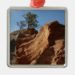 Bis zu Angels Landing im Zion National Park Ornament Aus Metall