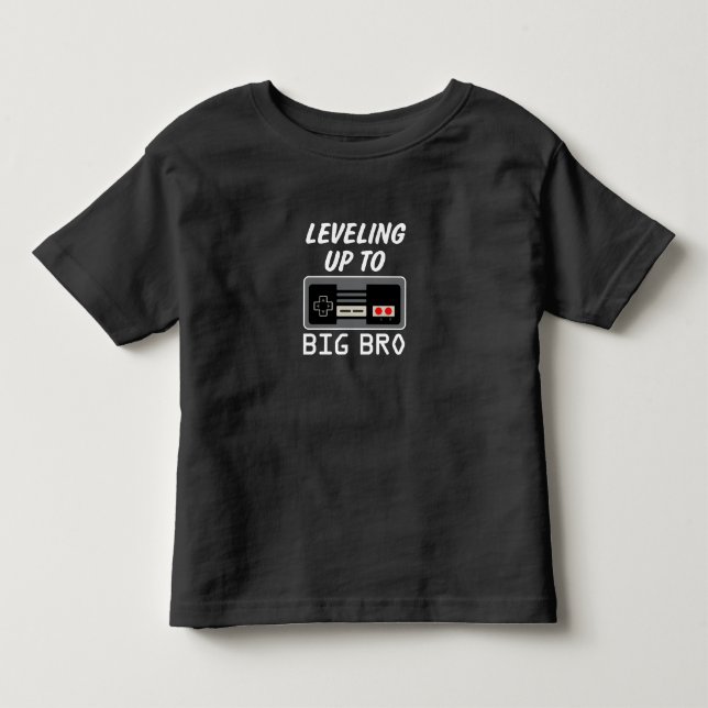 Bis zu Big Bro Shirt Video Game Brother (Vorderseite)