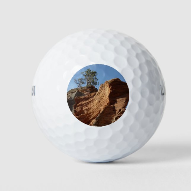 Bis zu Engeln Landing im Zion National Park Golfball (Vorderseite)