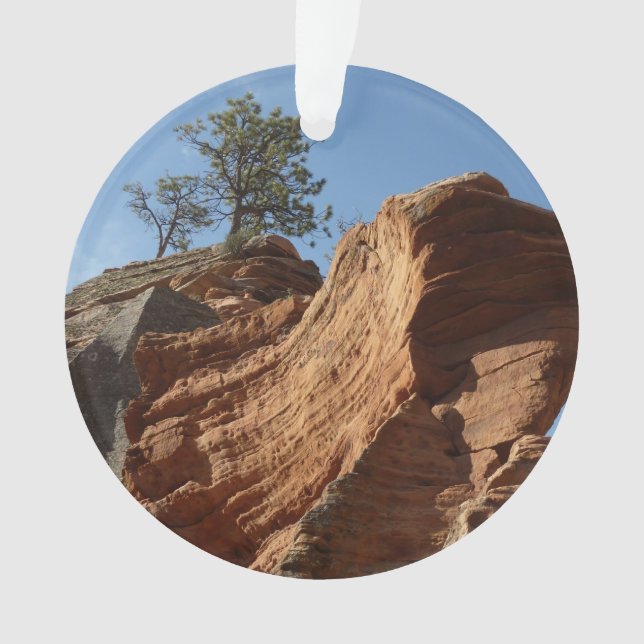 Bis zu Engeln Landing im Zion National Park Ornament (Vorderseite)
