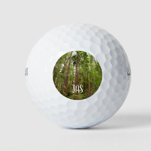 Bis zu Redwoods I im Muir Woods National Monument Golfball (Vorderseite)