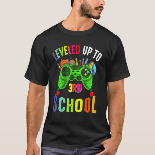 Bis zum 3. Klasse des Gamers zurück in die Schule T-Shirt