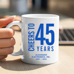 Bis zum 45-jährigen Geschäftsjubiläum Kaffeetasse