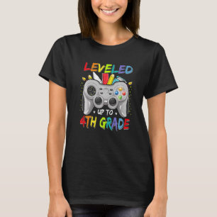 Bis zum 4. Klasse des Gamers zurück in die Schule T-Shirt