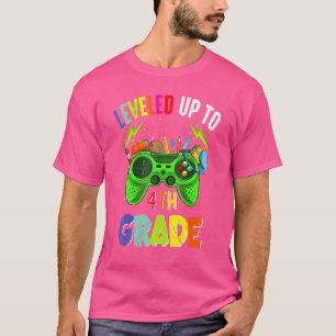 Bis zum 4. Klasse des Gamers zurück in die Schule T-Shirt