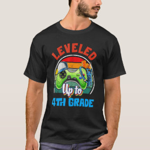 Bis zum 4. Klasse des Gamers zurück in die Schule T-Shirt
