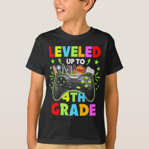 Bis zum 4. Stufe des Videospiels zurück zur Schul T-Shirt