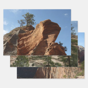 Bis zum Angels Landing im Zion National Park Geschenkpapier Set