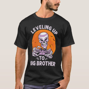 Bis zum Big Brother Gamer Gaming Skelett H T-Shirt
