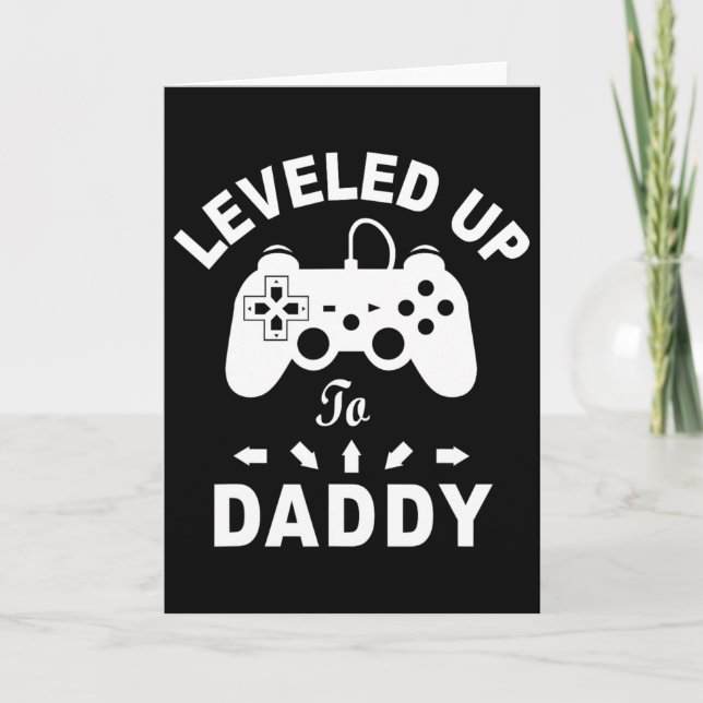 Bis zum Daddy Video Game Vater Karte (Vorderseite)