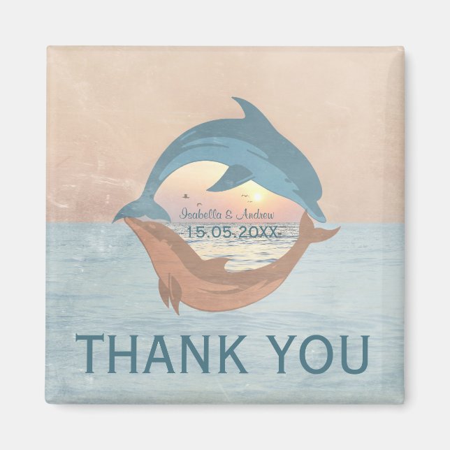 Bis zum Ende der Hochzeit Vielen Dank für Ihre Unt Magnet (Vorne)