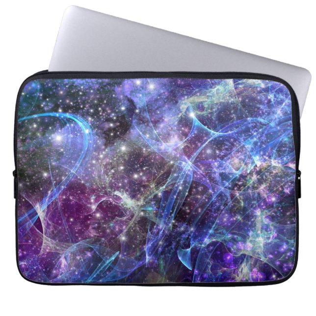 bis zum Ende der Zeit, die galaktische Raumumgebun Laptopschutzhülle (Vorderseite)