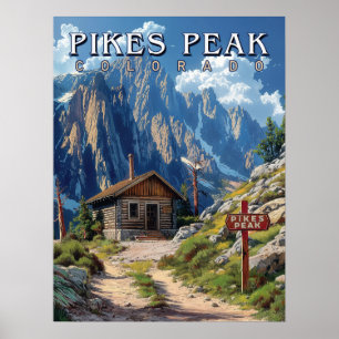 Bis zum Gipfel: Pikes Peak, Colorado Poster