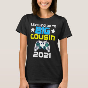 Bis zum großen Cousin 2021 Schwangerschaftsankündi T-Shirt