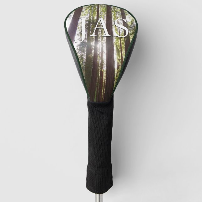 Bis zum Redwoods am Morgen Golf Headcover (Vorderseite)